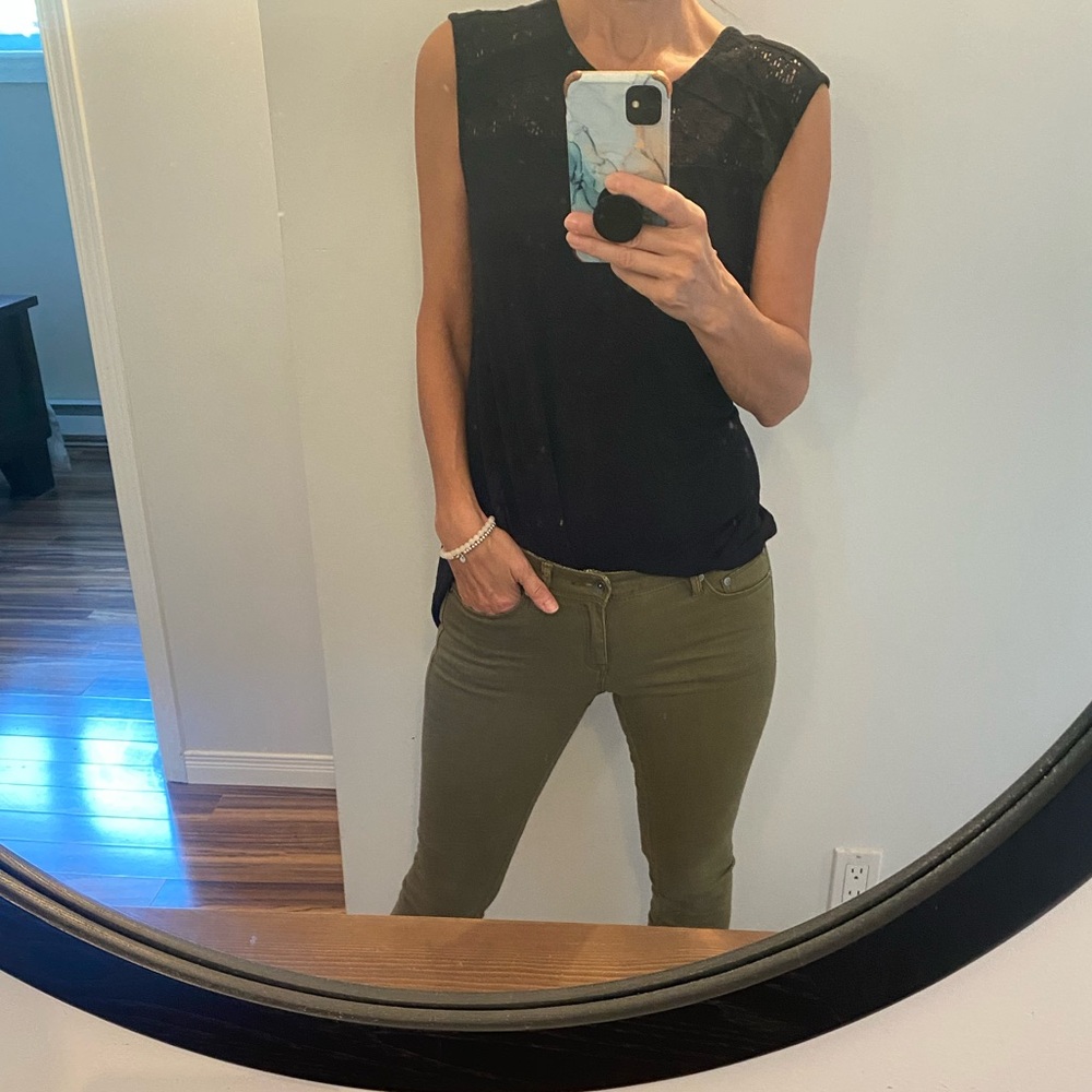 Roxy khaki jeans skinny